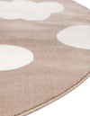 Wonder Tykes Collection Area Rug -  Dreamview Round Hazelnut Beige  lifestyle 134