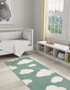 Wonder Tykes Collection Area Rug -  Dreamview Runner Soft Green  lifestyle 109