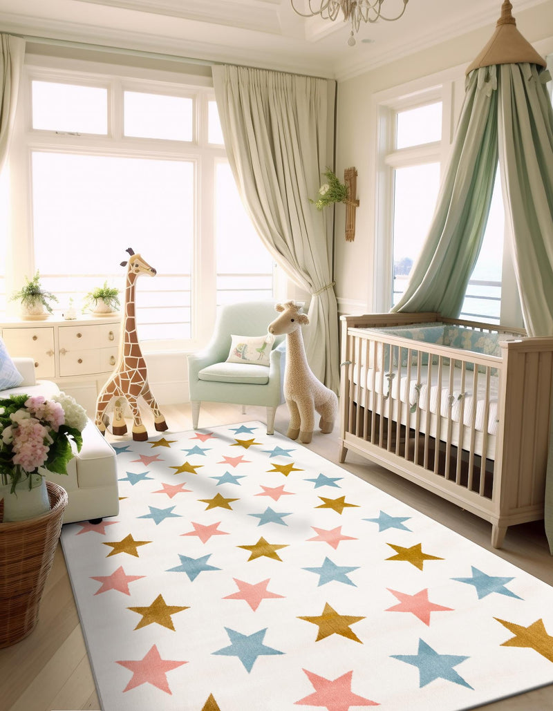 Wonder Tykes Collection Area Rug -  Fantasia Rectangle Multi  lifestyle 4