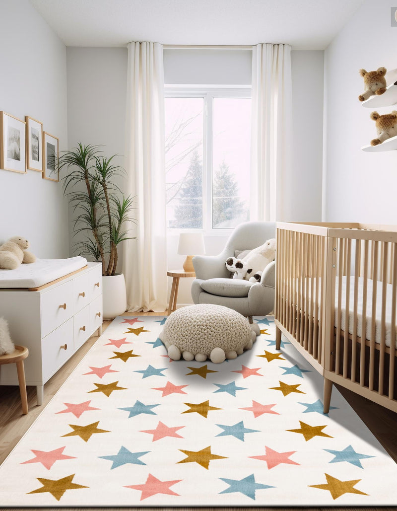 Wonder Tykes Collection Area Rug -  Fantasia Rectangle Multi  lifestyle 6