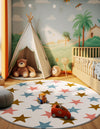 Wonder Tykes Collection Area Rug -  Fantasia Round Multi  lifestyle 28