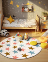 Wonder Tykes Collection Area Rug -  Fantasia Round Multi  lifestyle 31