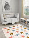 Wonder Tykes Collection Area Rug -  Fantasia Square Multi  lifestyle 33