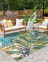 Seaside Blooms Collection Area Rug -  Arcadia