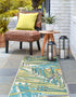 Seaside Blooms Collection Area Rug -  Arcadia