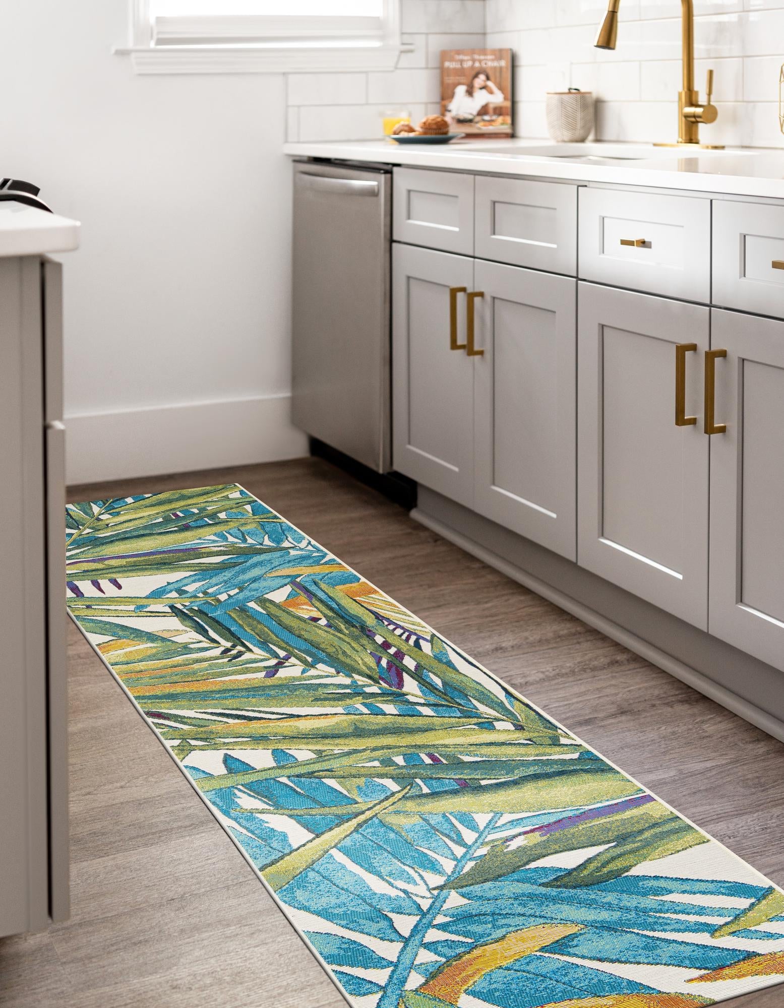 Seaside Blooms Collection Area Rug -  Arcadia