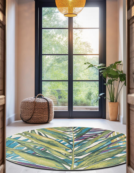 Seaside Blooms Collection Area Rug -  Arcadia