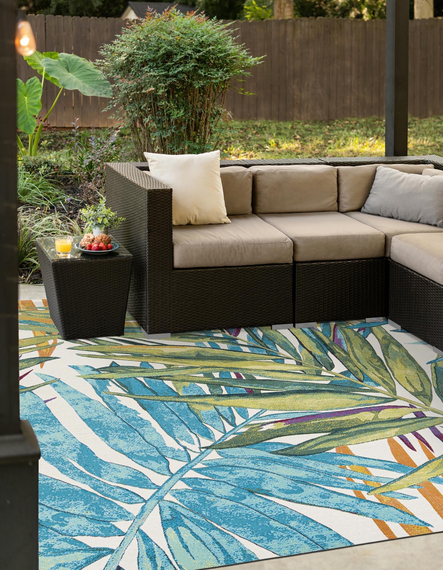 Seaside Blooms Collection Area Rug -  Arcadia