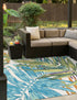 Seaside Blooms Collection Area Rug -  Arcadia