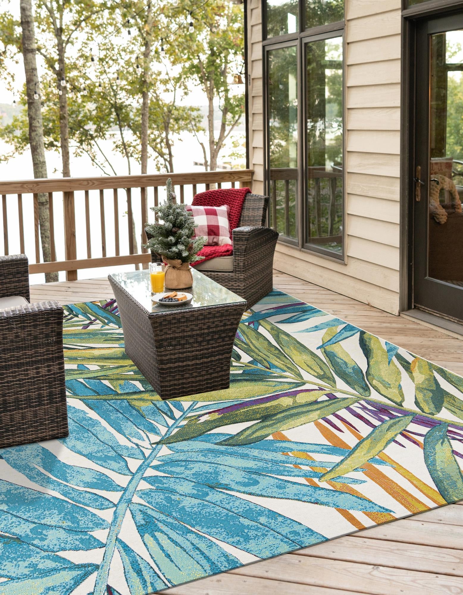 Seaside Blooms Collection Area Rug -  Arcadia