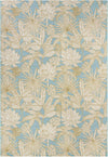 Seaside Blooms Collection Area Rug -  Shalimar Rectangle Soft Blue Main