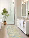 Seaside Blooms Collection Area Rug -  Shalimar Runner Soft Blue  lifestyle 16