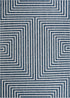 Urban Terrace Collection Area Rug -  Astoria (Blue)