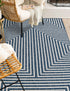 Urban Terrace Collection Area Rug -  Astoria (Blue)