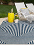 Urban Terrace Collection Area Rug -  Astoria (Blue)