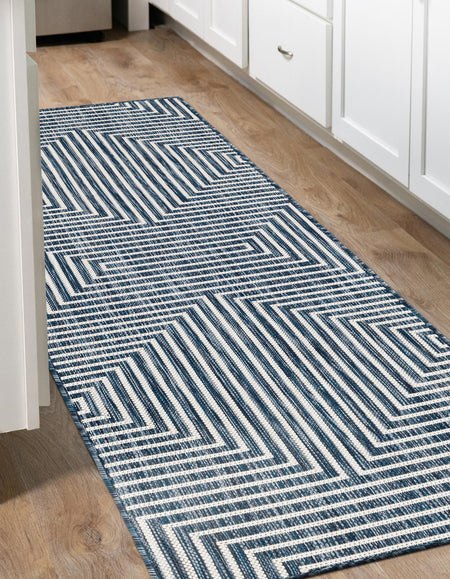 Urban Terrace Collection Area Rug -  Astoria (Blue)