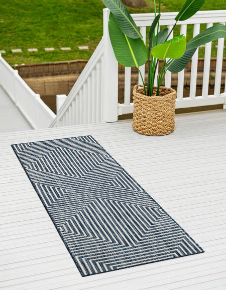 Urban Terrace Collection Area Rug -  Astoria (Blue)