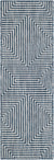 Urban Terrace Collection Area Rug -  Astoria (Blue) Runner Blue Main