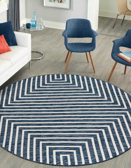 Urban Terrace Collection Area Rug -  Astoria (Blue)