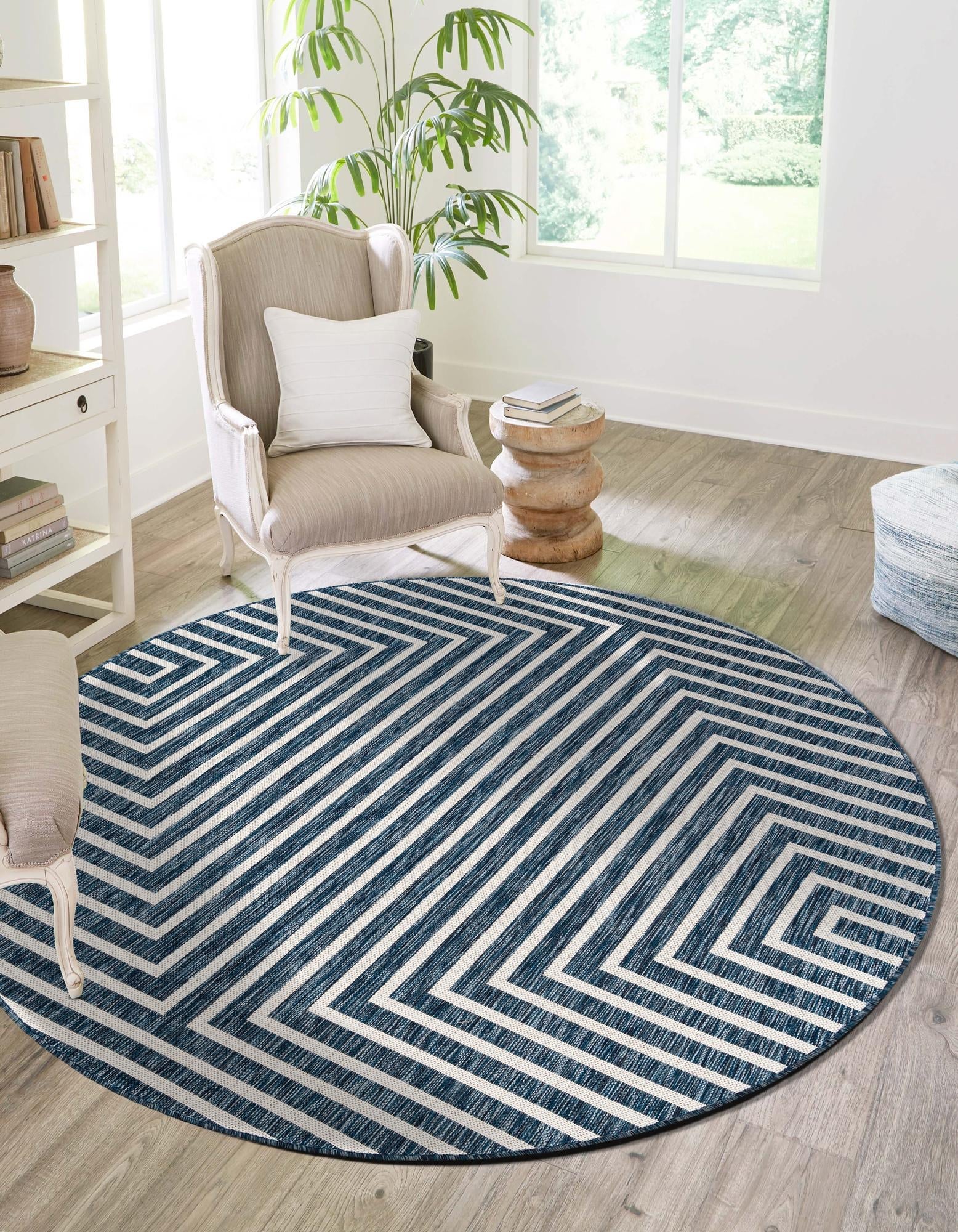 Urban Terrace Collection Area Rug -  Astoria (Blue)