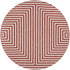 Urban Terrace Collection Area Rug -  Astoria (Rust Red)