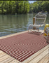 Urban Terrace Collection Area Rug -  Astoria (Rust Red)