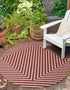 Urban Terrace Collection Area Rug -  Astoria (Rust Red)