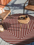 Urban Terrace Collection Area Rug -  Astoria (Rust Red)