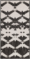 Urban Terrace Collection Area Rug -  Gramercy Runner Black and White Main