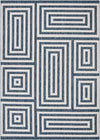 Urban Terrace Collection Area Rug -  Flatiron Rectangle Blue Main