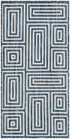 Urban Terrace Collection Area Rug -  Flatiron Runner Blue Main