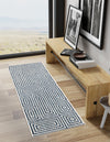 Urban Terrace Collection Area Rug -  Flatiron Runner Blue  lifestyle 8