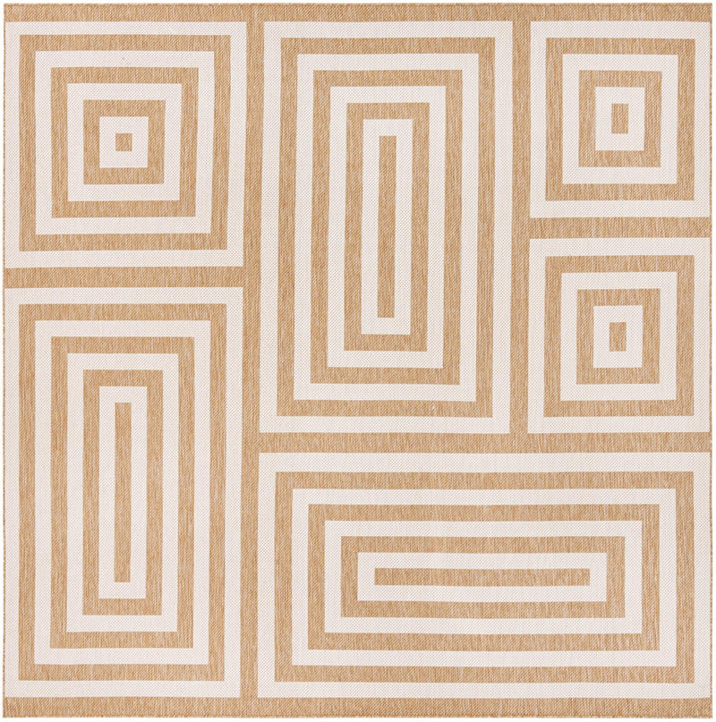 Urban Terrace Collection Area Rug -  Flatiron Square Taupe Main