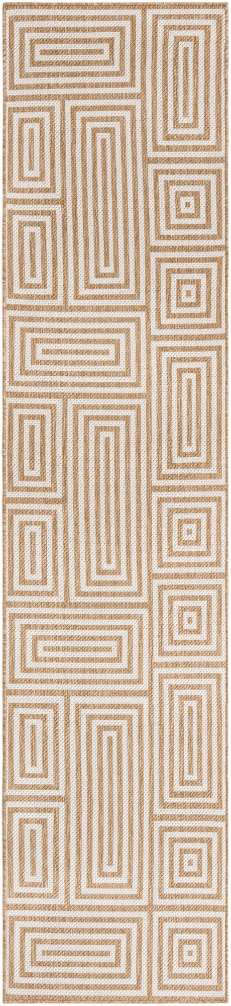 Urban Terrace Collection Area Rug -  Flatiron Runner Taupe Main