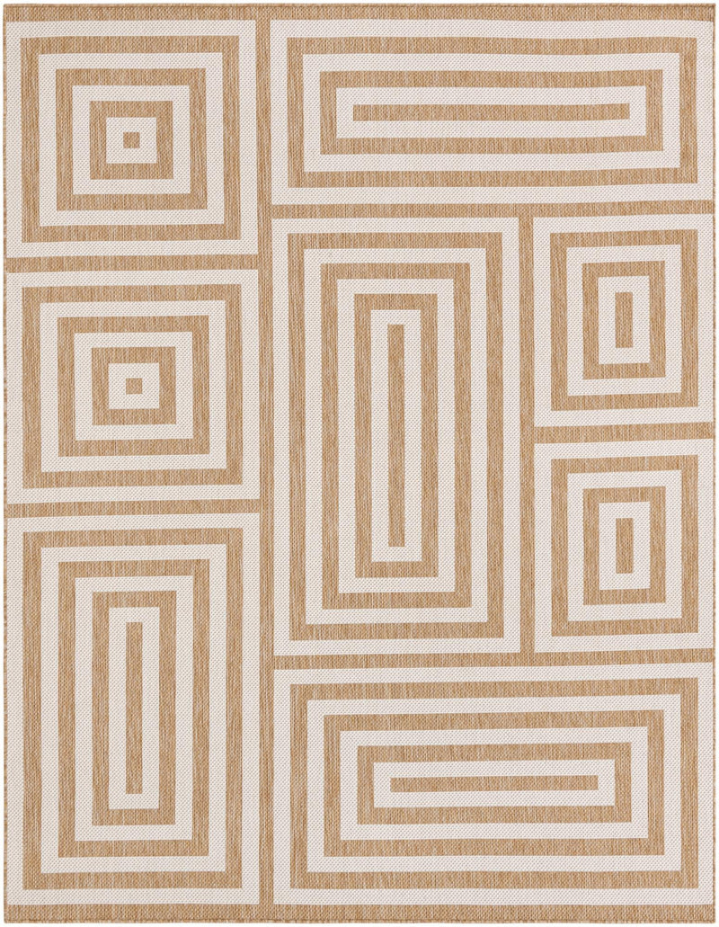 Urban Terrace Collection Area Rug -  Flatiron Rectangle Taupe Main