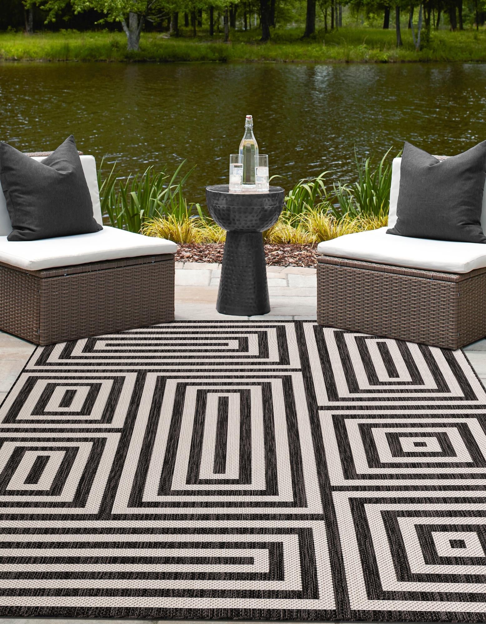 Urban Terrace Collection Area Rug -  Flatiron