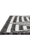 Urban Terrace Collection Area Rug -  Flatiron Rectangle Black and White  lifestyle 3