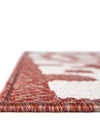 Urban Terrace Collection Area Rug -  Madison Rectangle Rust Red  lifestyle 13