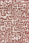 Urban Terrace Collection Area Rug -  Madison Rectangle Rust Red Main