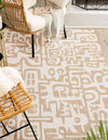 Urban Terrace Collection Area Rug -  Madison Rectangle Taupe  lifestyle 8