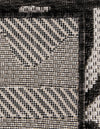 Urban Terrace Collection Area Rug -  Madison Rectangle Black and White  lifestyle 15