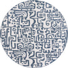 Urban Terrace Collection Area Rug -  Madison Round Blue Main