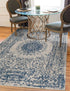 Patio Heritage Collection Area Rug -  Lafayette (Blue)