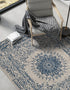 Patio Heritage Collection Area Rug -  Lafayette (Blue)