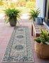 Patio Heritage Collection Area Rug -  Lafayette (Blue)