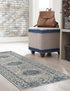 Patio Heritage Collection Area Rug -  Lafayette (Blue)