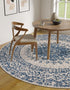 Patio Heritage Collection Area Rug -  Lafayette (Blue)