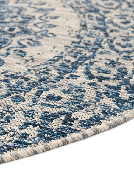 Patio Heritage Collection Area Rug -  Lafayette (Blue)