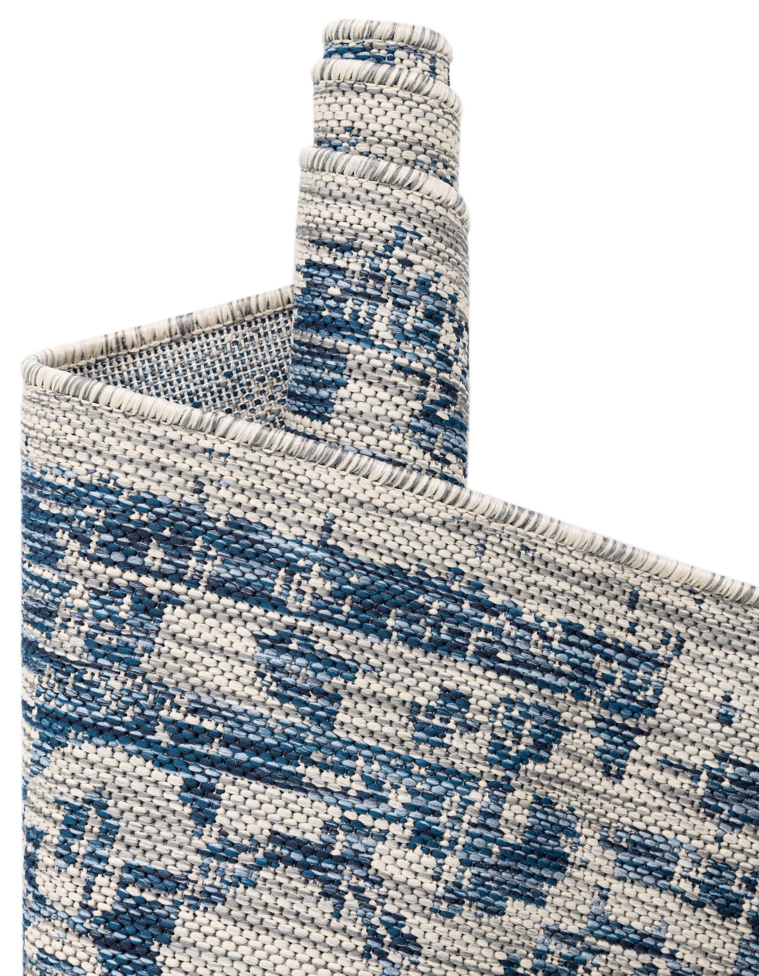 Patio Heritage Collection Area Rug -  Lafayette (Blue)