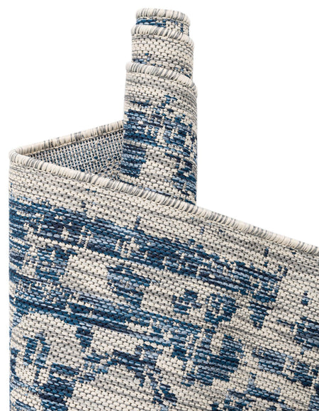 Patio Heritage Collection Area Rug -  Lafayette (Blue)